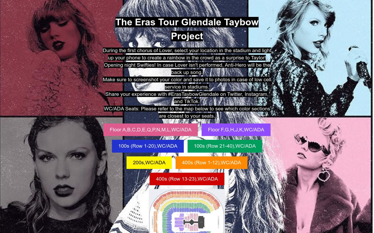 The Eras Tour Glendale TayBow Project